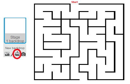 adding-maze-backdrop