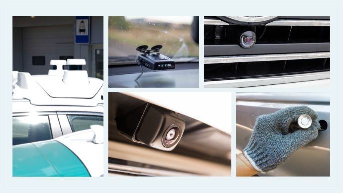 car sensors example images
